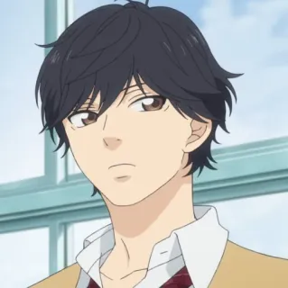 🥯 a6f7a984 Anime, Chico, Personaje, Masculino, Retrato telegram sticker