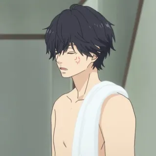 🥯 b433429a Anime, Enojado, Toalla, Molesto telegram sticker