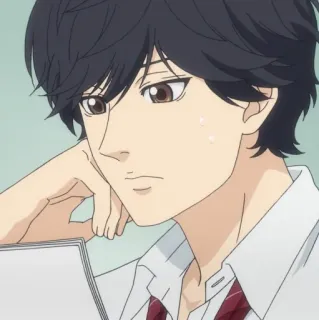 ☕ bad91698 Anime, Chico, Estudiante, Manga, Personaje telegram sticker