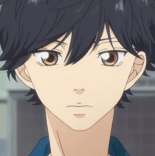 ☕ cafe8973 anime, chico, retrato, personaje telegram sticker