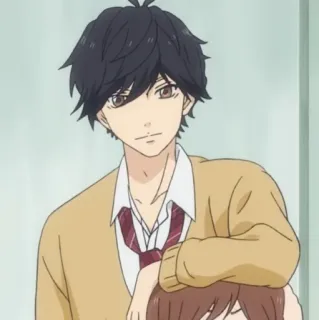 🎞 cc6ee2fc Anime, Adolescente, Escuela, Chico, Pareja, Romance telegram sticker