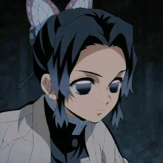 💋 515b5d71 Shinobu Kocho Demon Slayer Anime, Demon Slayer, Shinobu Kocho, Schmetterling, Charakter, Manga whatsapp sticker