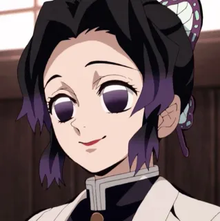 💋 cddcf68a Shinobu Kocho Demon Slayer Anime, Demon Slayer, Shinobu Kocho, Manga, Charakter, Schmetterling whatsapp sticker