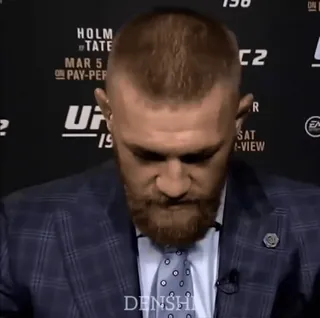 😅 1f391ac1 Conor McGregor UFC fighter, sports, man, suit, McGregor telegram sticker