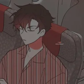 😠 51d8b492 girl (MwahIsland) 动漫, 卡通, 困, 累, 男人, 旅行, 休息 telegram sticker