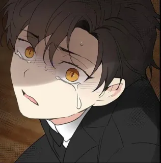 😭 8d3f10ce 动漫, 哭泣, 悲伤, 漫画, 情绪化, 角色 telegram sticker