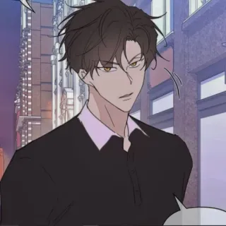 🤨 c30a6ab1 动漫, 漫画, 角色, 帅哥, 男人, 插画 telegram sticker