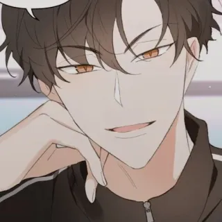 😏 f685f418 动漫, 漫画, 角色, 男性 telegram sticker