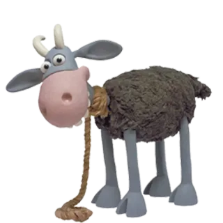 😈 910aa385 绵羊, 动物, 卡通, 黏土动画 telegram sticker