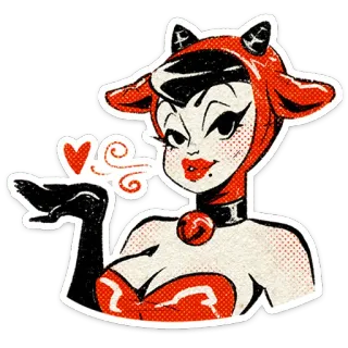 Козетта от @TgSticker telegram stickers