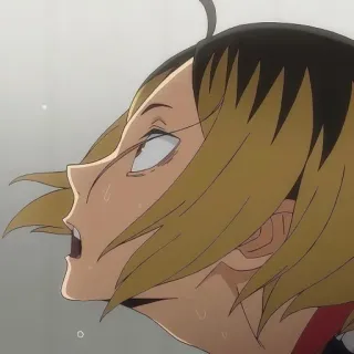 😰 0e3dafce Kozume Kenma Haikyuu!! anime, haikyuu, kozume kenma, sports, volleyball, kenma telegram sticker