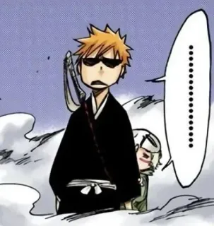 🙄 17dc068f Ichigo Bleach ........... Anime, Manga, Bleach, Ichigo, Charakter, Zeichnung telegram sticker