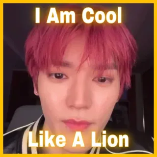 🦁 81a670fa I Am Cool
Like A Lion kpop, fajne, lew, osoba, twarz, portret telegram sticker
