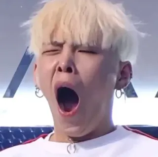 😴 446bbcc6 menguap, lelah, mengantuk, pria, mulut terbuka, bosan telegram sticker