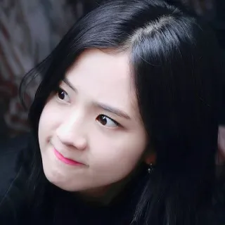 😠 d490825f wanita, potret, gadis, senyum, wajah, kecantikan telegram sticker