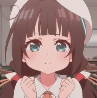 💘 4bb4bf84 anime, cute, cartoon, girl, manga, illustration telegram sticker