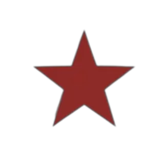 ❤ 90e46e7f star, red, black, symbol, communism, socialism whatsapp sticker