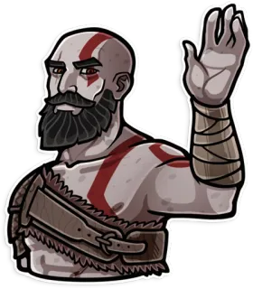 God of War telegram stickers