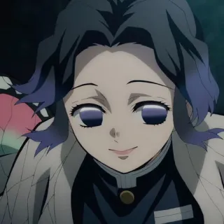 😏 54b3befa Shinobu Kocho Demon Slayer 动漫, 鬼灭之刃, 蝴蝶忍, 角色, 日本动画 whatsapp sticker