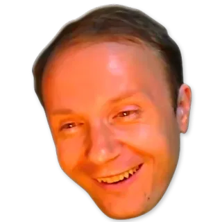 😆 b7d255b3 脸, 微笑, 男人, 人, 头 telegram sticker