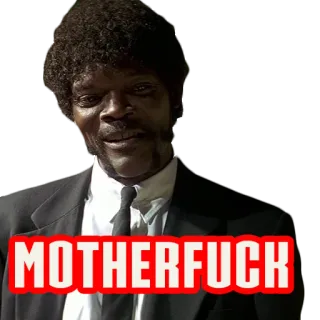 🤰 81bb782b MOTHERFUCK vulgaire, offensant, gros mot, Samuel L. Jackson whatsapp sticker