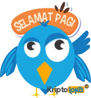 😊 8592ff1b SELAMAT PAGI Vogel, Cartoon, Gruß, Morgen, Selamat Pagi, Tier, Süß whatsapp sticker