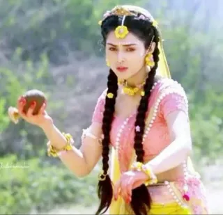 😠 0162f898 Frau, Porträt, indisch, traditionell, Schmuck, ethnisch, Kultur telegram sticker