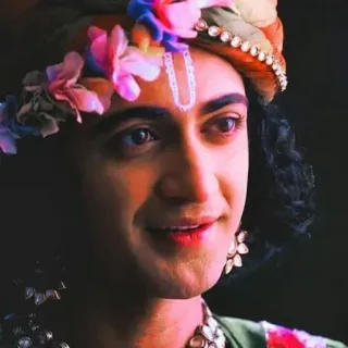 😍 13b9e33f Krishna Krishna, Hinduismus, Indische Gottheit, Religiöse Figur, Radha Krishna telegram sticker