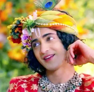 🤔 92f4b48f Krishna Hindu Gott, Indische Kultur, Religiöse Figur, Krishna, Gottheit telegram sticker