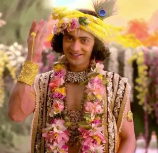 😊 c08ac5fb Krishna Hinduismus, Gottheit, Hindu Gott, Indische Kultur, Radha Krishna telegram sticker