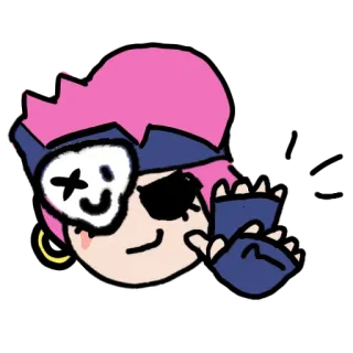 🏳️‍⚧️ 76ef865a Personnage, Autocollant, Dessin animé telegram sticker