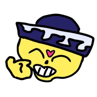 💀 90c88500 Emoji, Animé, Drôle, Cartoon, Joyeux, Heureux, Souriant telegram sticker