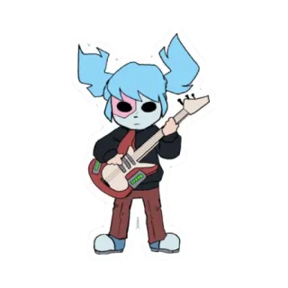 🎸 𝑺𝒂𝒍𝒍𝒚 𝑭𝒂𝒄𝒆 🎸 telegram stickers