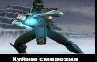 🤦‍♂️ 189a6c00 Sub-Zero Mortal Kombat Хуйню сморозил subzero, mortalkombat, jogodeluta, videogame, meme telegram sticker
