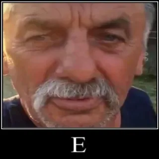 😳 65266f66 E Meme, Homem, Rosto, Expressão telegram sticker