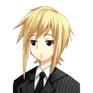 😙 9861b9ff 动漫, 角色, 漫画, 绘画, 肖像 telegram sticker