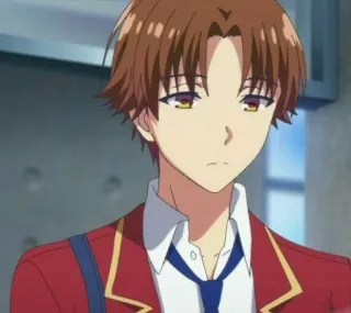 🌟 79a5a8de Ayanokoji Kiyotaka Classroom of the Elite 动漫, 欢迎来到实力至上主义的教室, 绫小路清隆, 学校, 学生 telegram sticker