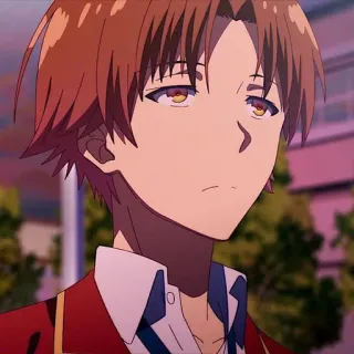 🌟 d4dc2a3a Ayanokoji Kiyotaka Classroom of the Elite 动漫, 角色, 绫小路, 实力至上主义教室, 学校 telegram sticker