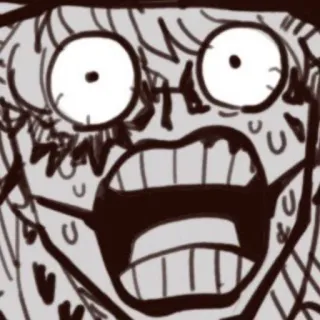 😨 5b6f9557 mặt, biểu cảm, sốc, ngạc nhiên, sợ hãi telegram sticker