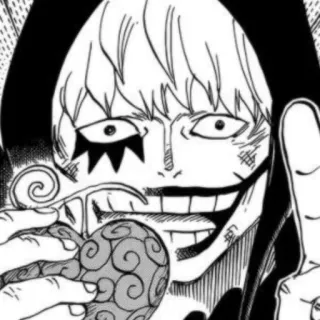 😄 65f38363 Trafalgar Law One Piece Anime, Manga, Trái Ác Quỷ, Nhân vật, Nụ cười, One Piece telegram sticker