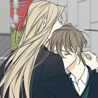 🧬 093b973f Kreskówka, Uczucie, Romans, Objęcie, Przytulanie whatsapp sticker