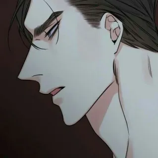 🧬 3db164f8 mężczyzna, osoba, twarz, profil, portret, kreskówka whatsapp sticker