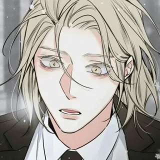 🧬 876db18b mężczyzna, blondyn, postać, anime, manga whatsapp sticker