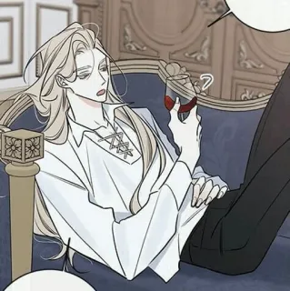 🧬 880dc879 mężczyzna, wino, kanapa, portret, siedzący, dzieło sztuki whatsapp sticker