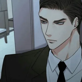 🧬 8d52ab30 mężczyzna, garnitur, postać, anime, manga whatsapp sticker