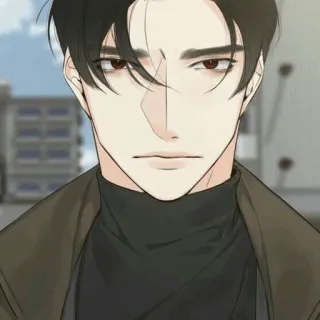 🧬 a806ee36 Anime, Postać, Mężczyzna, Portret, Sztuka whatsapp sticker