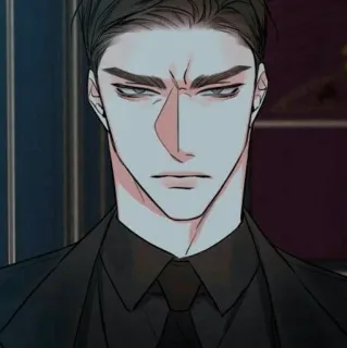 🧬 e7f571be Anime, Mężczyzna, Poważny, Ilustracja, Postać whatsapp sticker