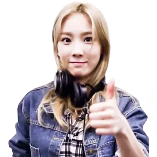 Taeyeon Reacts telegram stickers