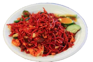 🍡 b530ecf3 makanan, mi, mi merah, piring, makanan asia telegram sticker