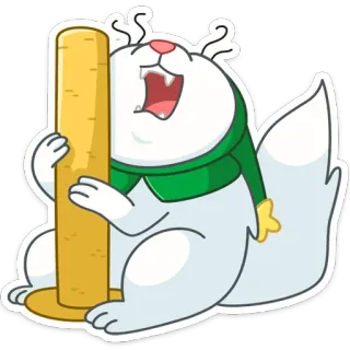 😲 c6c6e3e2 กระรอก, การ์ตูน, สัตว์, ฤดูหนาว, ตลก, น่ารัก, ผ้าพันคอ telegram sticker